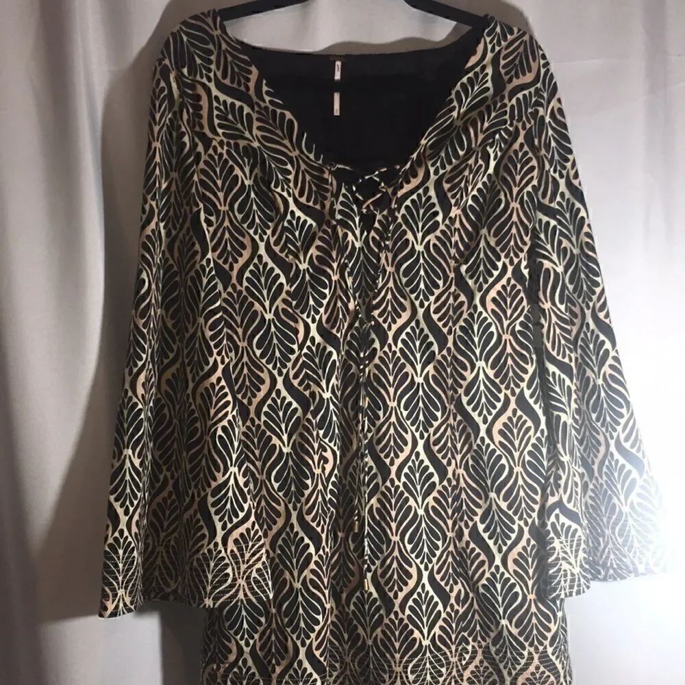 FREE PEOPLE GIA PRINT MINI DRESS - Picture 6 of 10